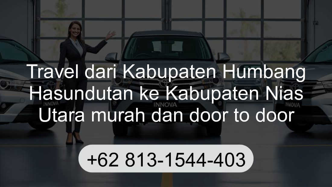 Travel Kabupaten Humbang Hasundutan Kabupaten Nias Utara
