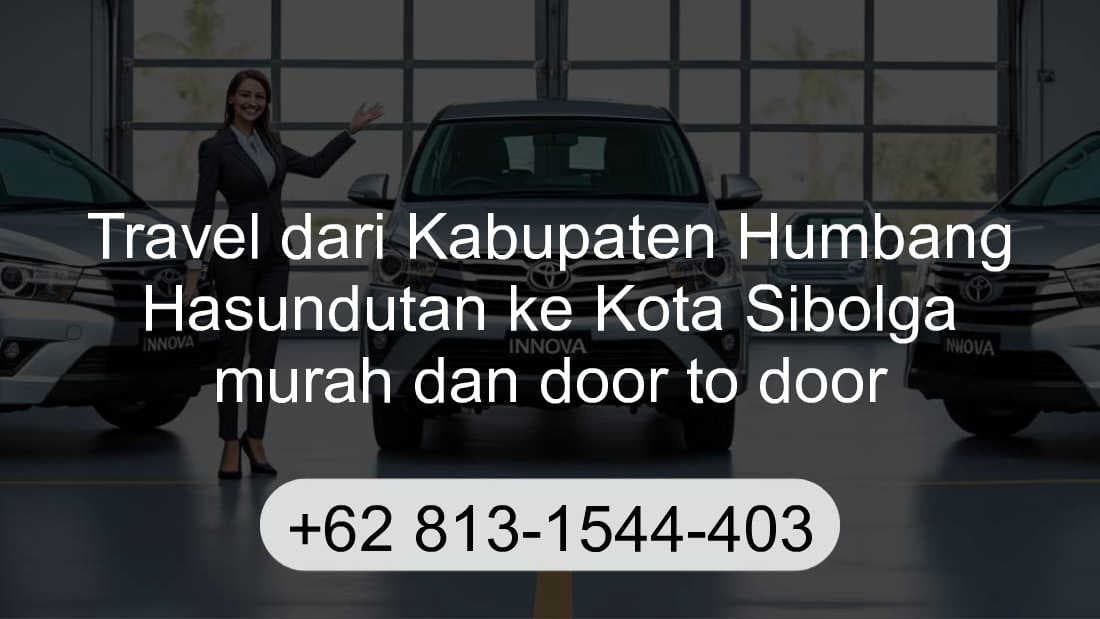 Travel Kabupaten Humbang Hasundutan Kota Sibolga
