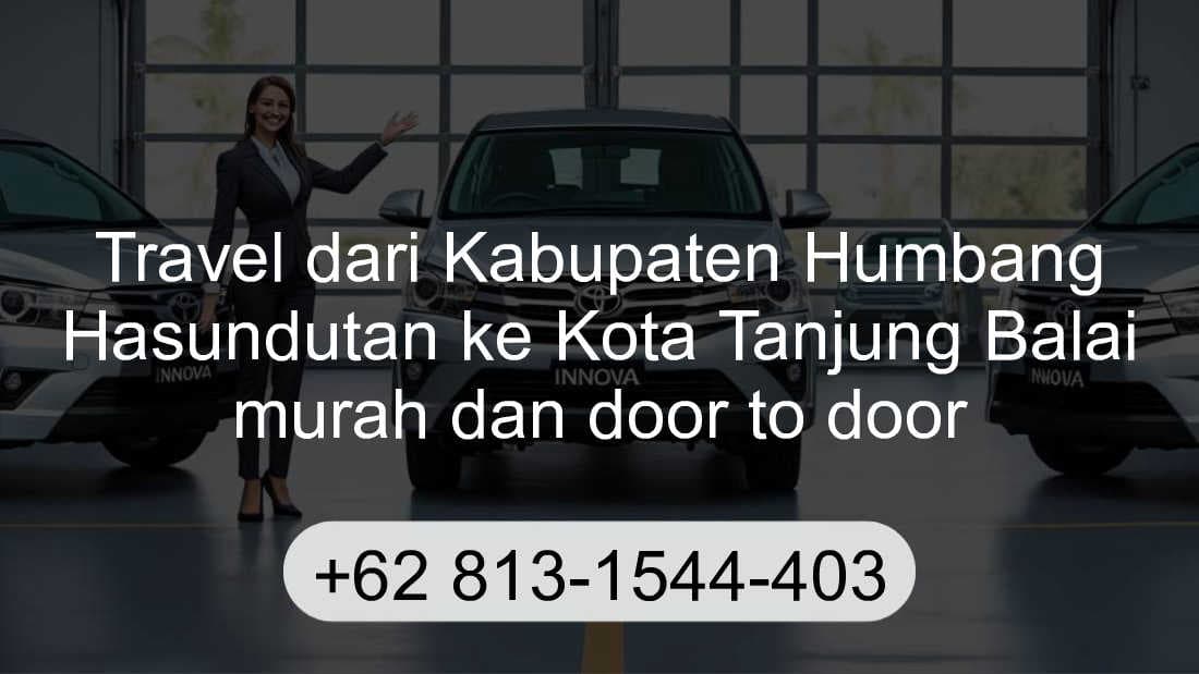 Travel Kabupaten Humbang Hasundutan Kota Tanjung Balai