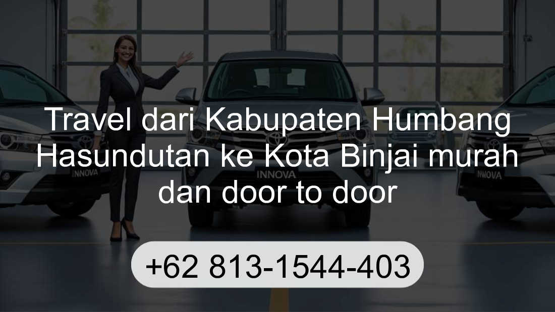 Travel Kabupaten Humbang Hasundutan Kota Binjai