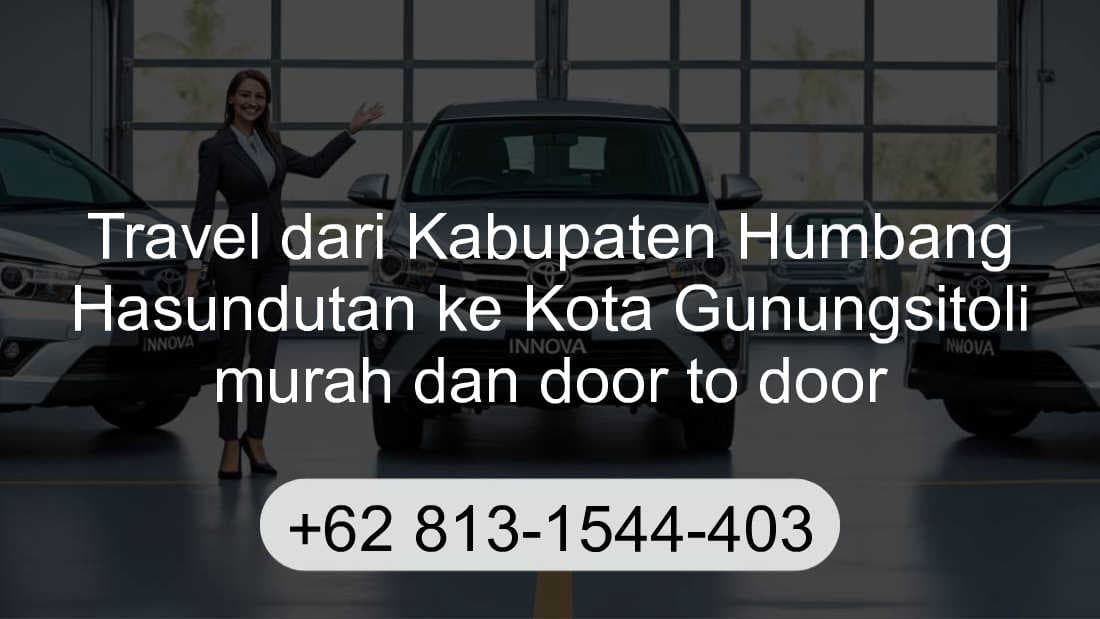 Travel Kabupaten Humbang Hasundutan Kota Gunungsitoli