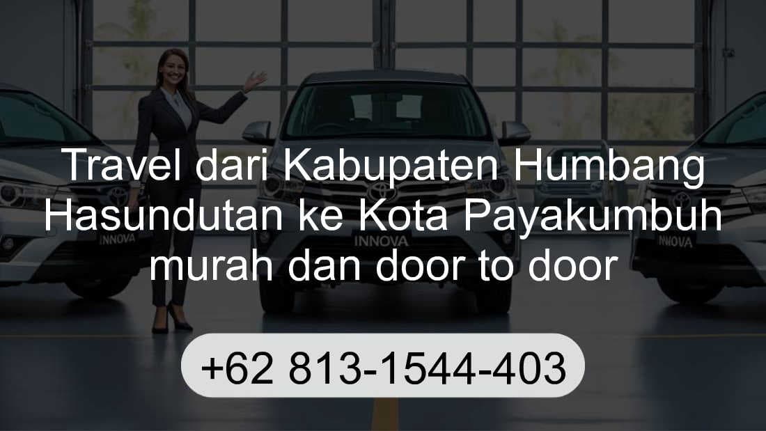 Travel Kabupaten Humbang Hasundutan Kota Payakumbuh