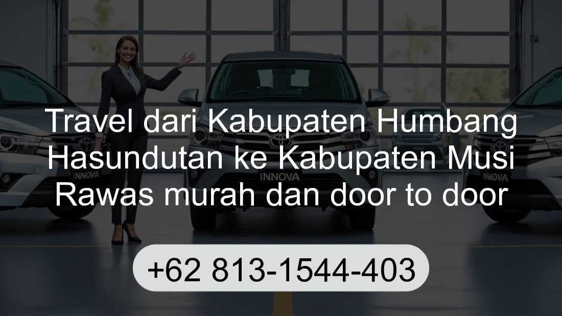 Travel Kabupaten Humbang Hasundutan Kabupaten Musi Rawas
