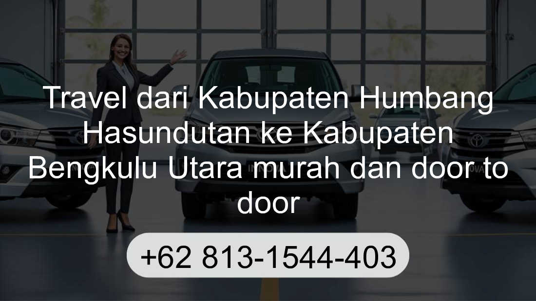 Travel Kabupaten Humbang Hasundutan Kabupaten Bengkulu Utara