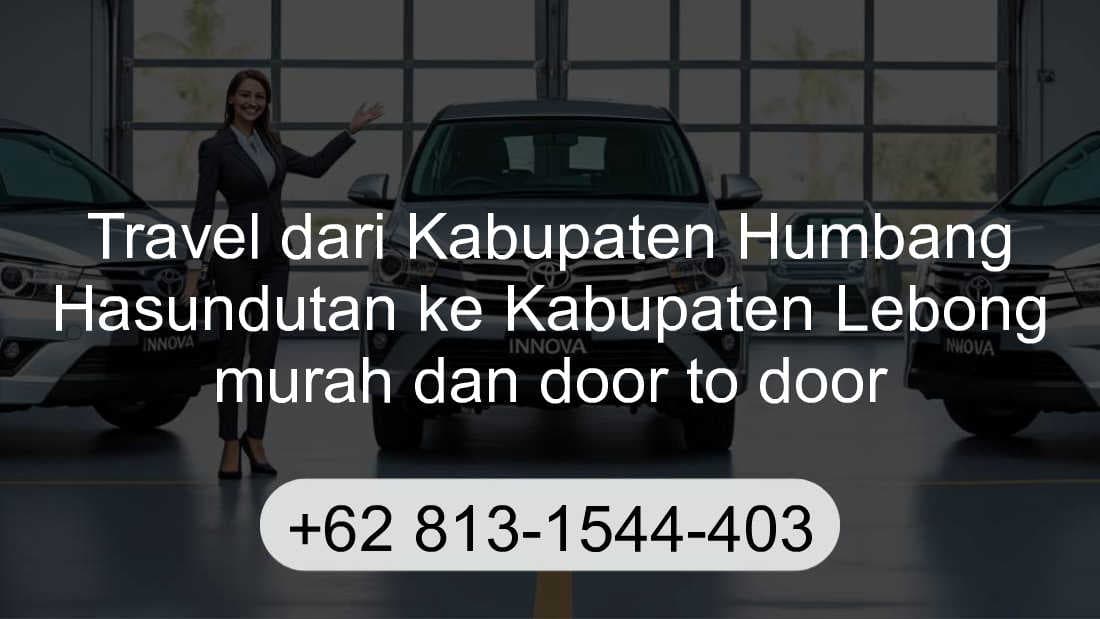 Travel Kabupaten Humbang Hasundutan Kabupaten Lebong