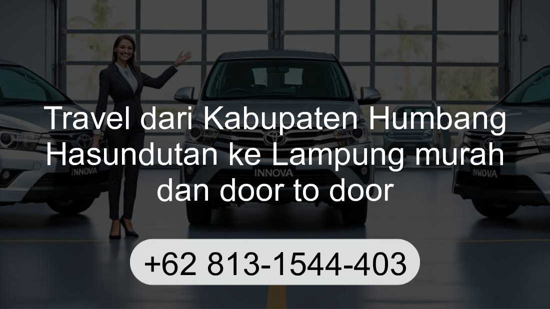 Travel Kabupaten Humbang Hasundutan Lampung