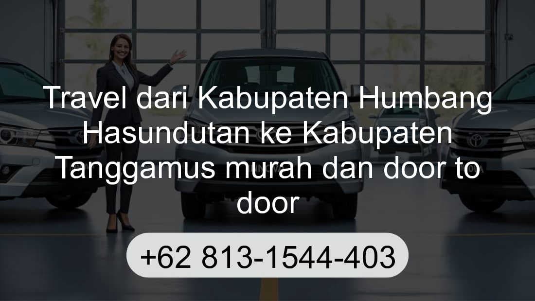 Travel Kabupaten Humbang Hasundutan Kabupaten Tanggamus