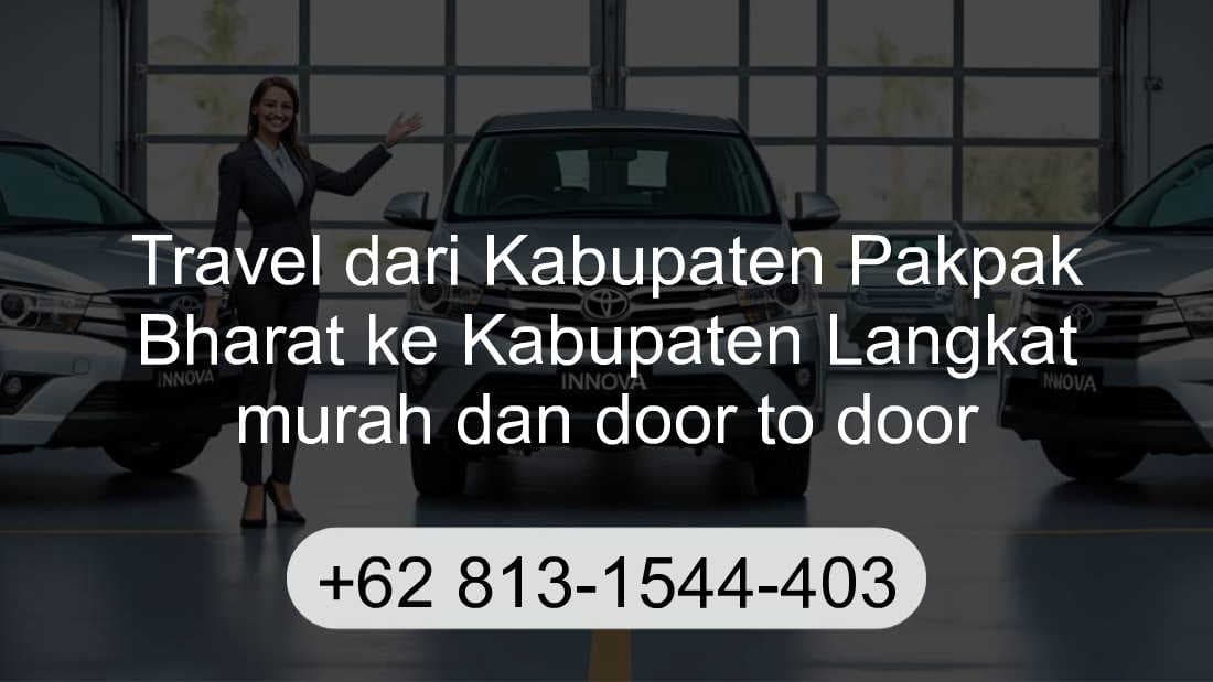 Travel Kabupaten Pakpak Bharat Kabupaten Langkat