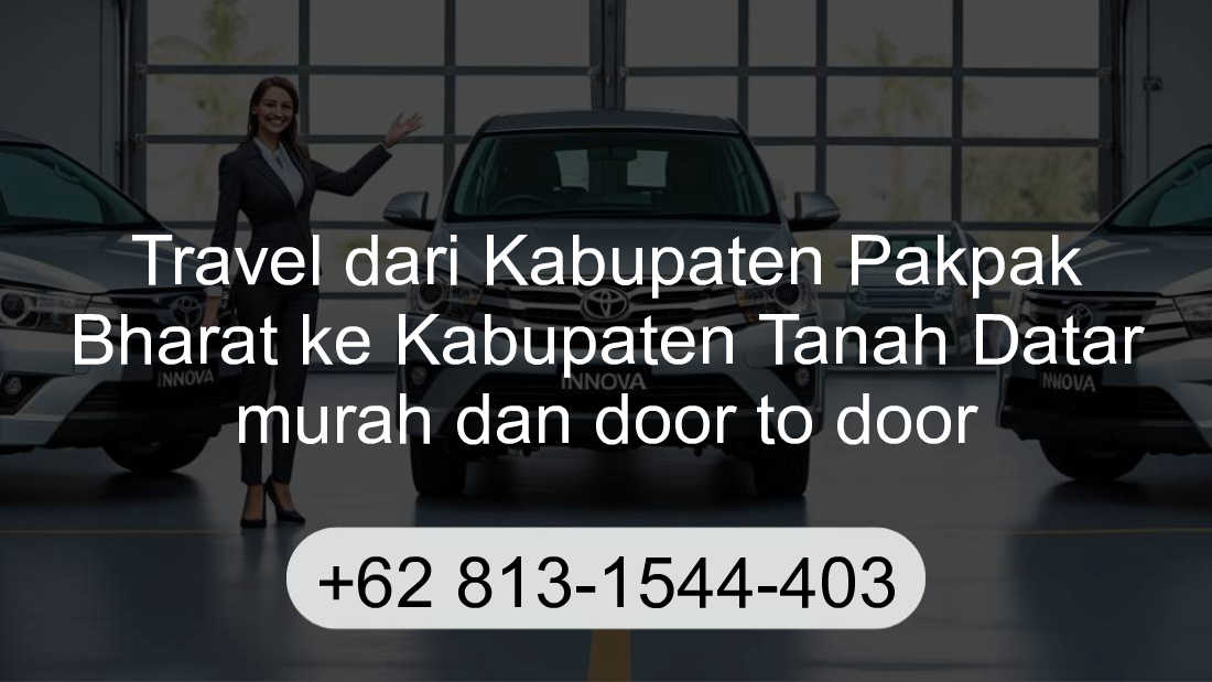 Travel Kabupaten Pakpak Bharat Kabupaten Tanah Datar