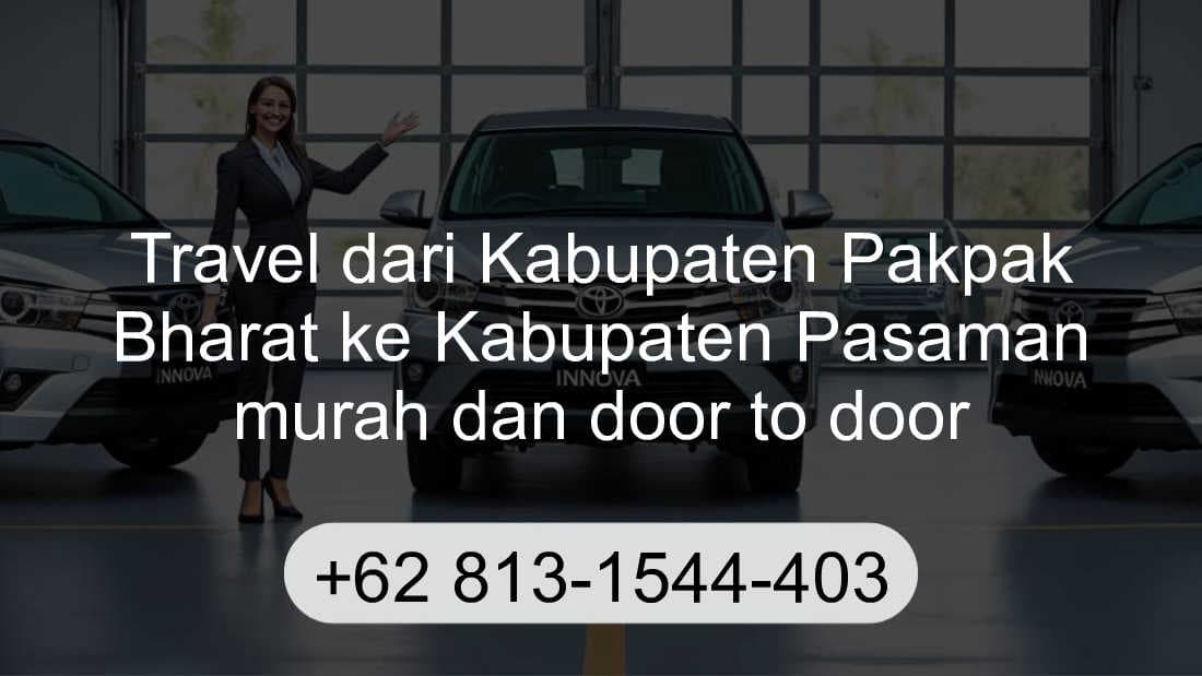 Travel Kabupaten Pakpak Bharat Kabupaten Pasaman