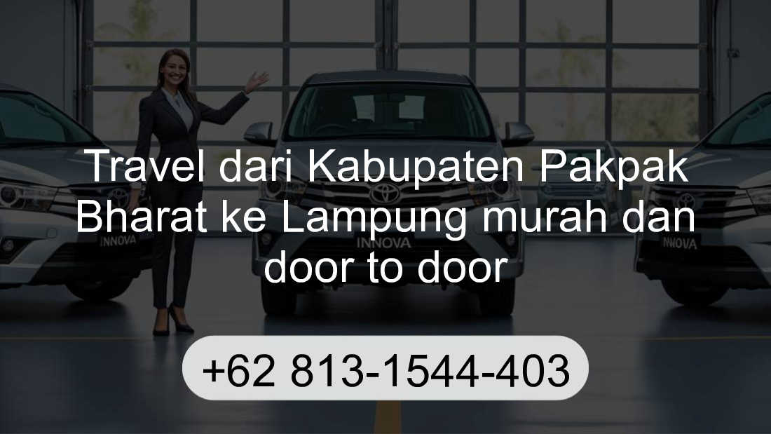 Travel Kabupaten Pakpak Bharat Lampung