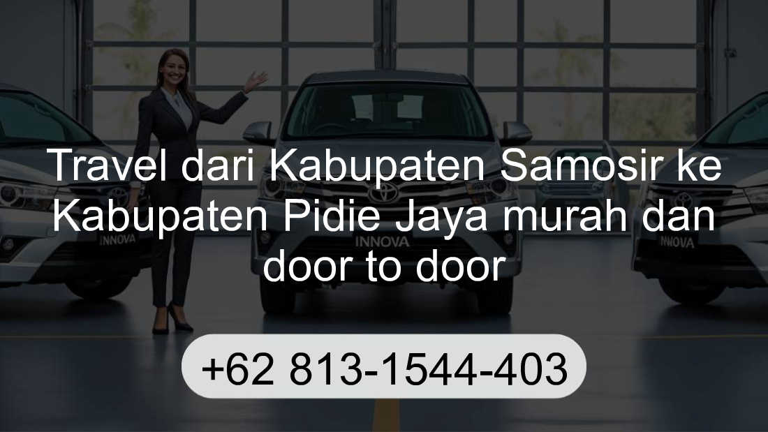 Travel Kabupaten Samosir Kabupaten Pidie Jaya