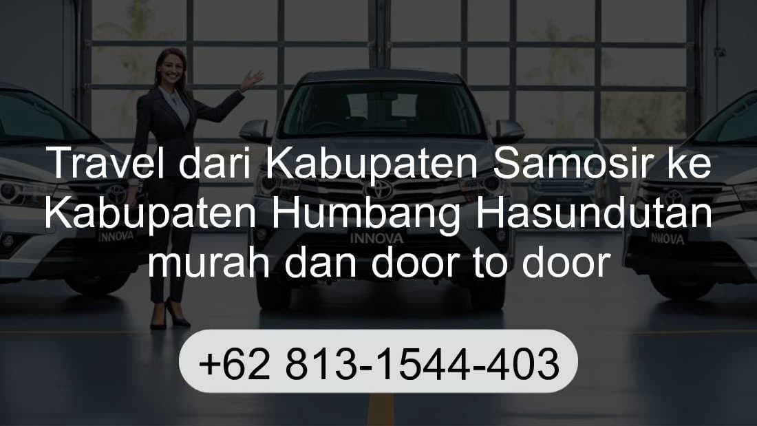 Travel Kabupaten Samosir Kabupaten Humbang Hasundutan