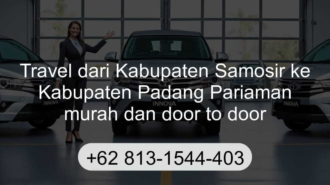 Travel Kabupaten Samosir Kabupaten Padang Pariaman