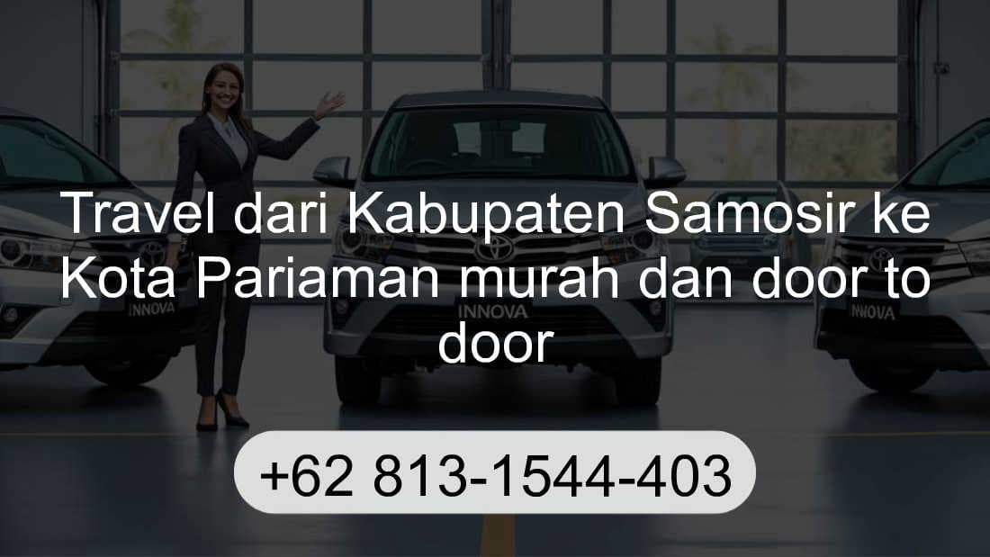 Travel Kabupaten Samosir Kota Pariaman
