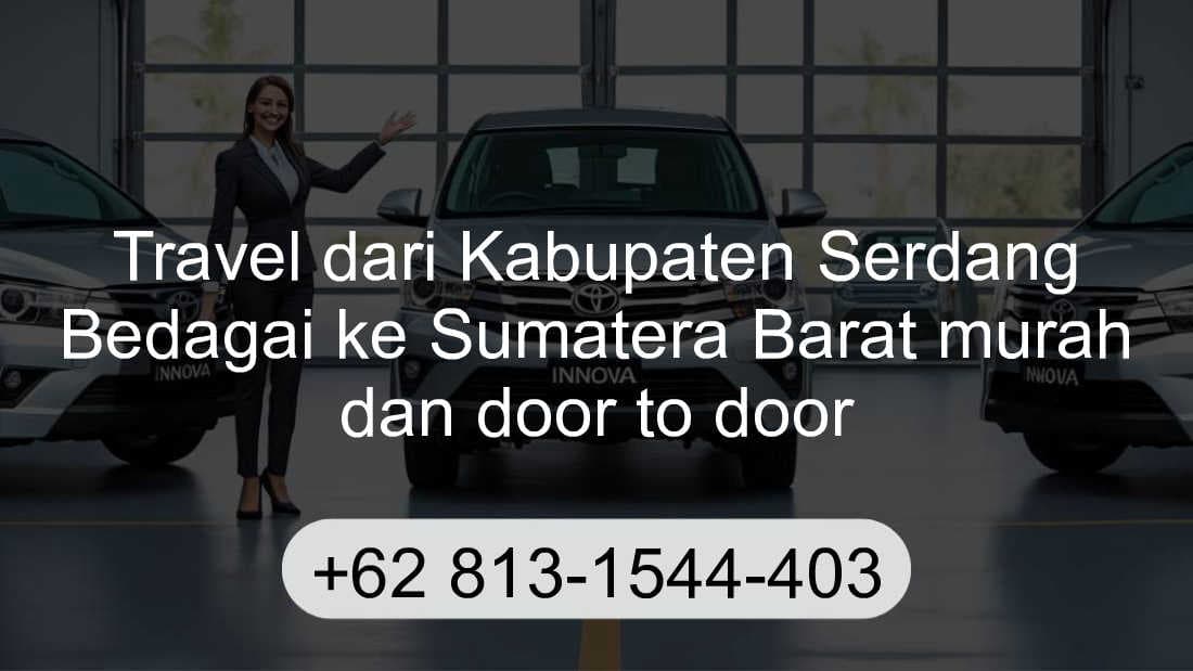 Travel Kabupaten Serdang Bedagai Sumatera Barat