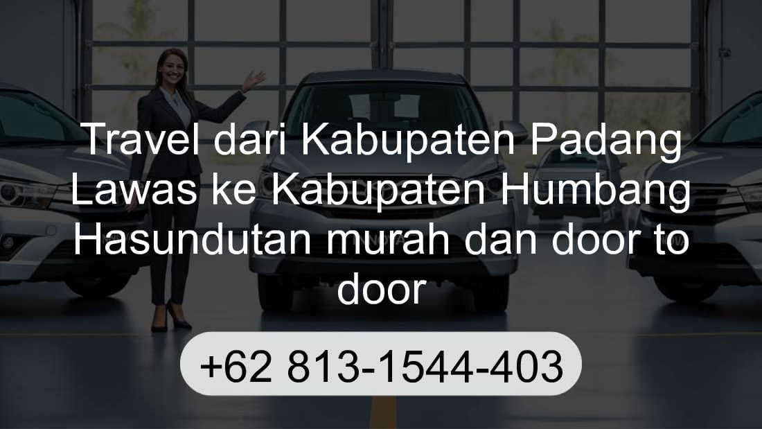 Travel Kabupaten Padang Lawas Kabupaten Humbang Hasundutan