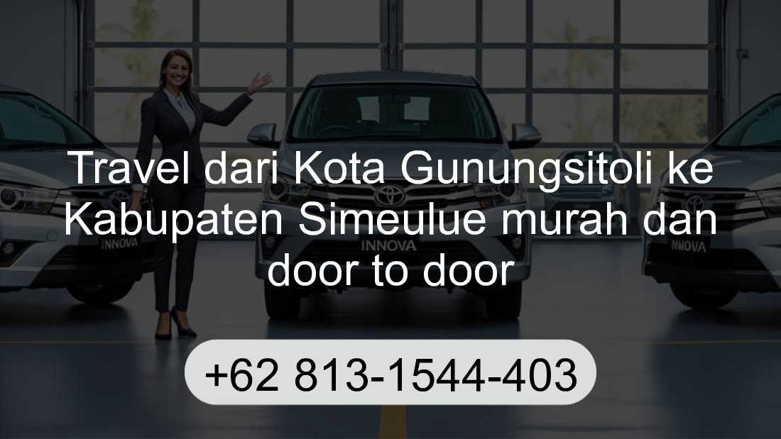 Travel Kota Gunungsitoli Kabupaten Simeulue