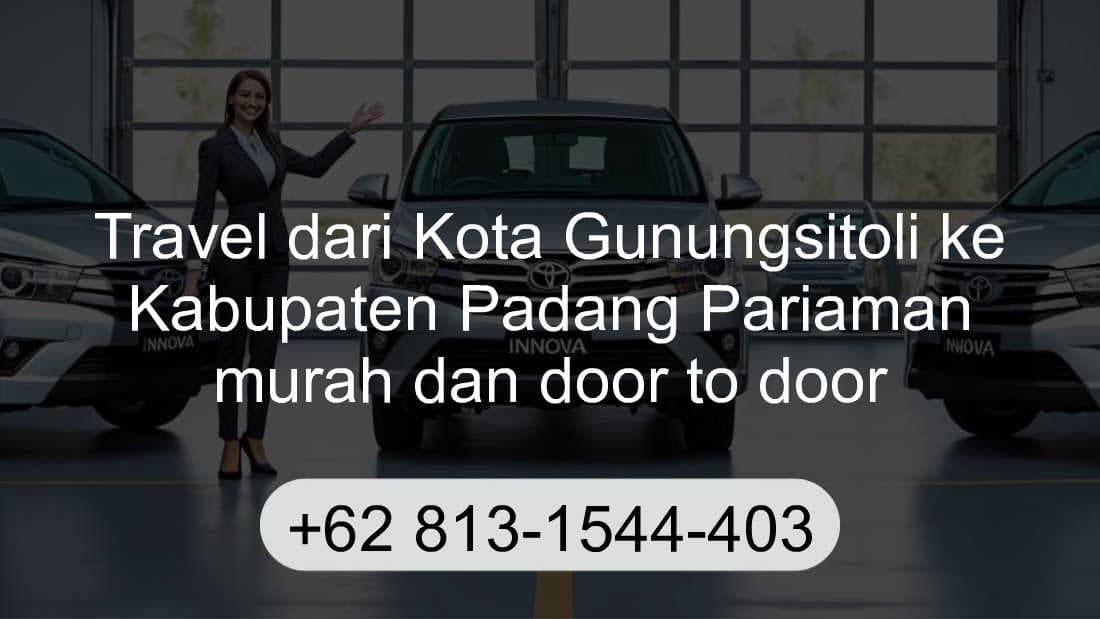 Travel Kota Gunungsitoli Kabupaten Padang Pariaman