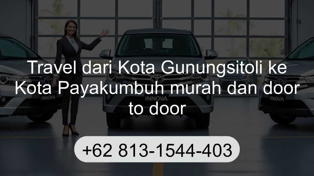 Travel Kota Gunungsitoli Kota Payakumbuh