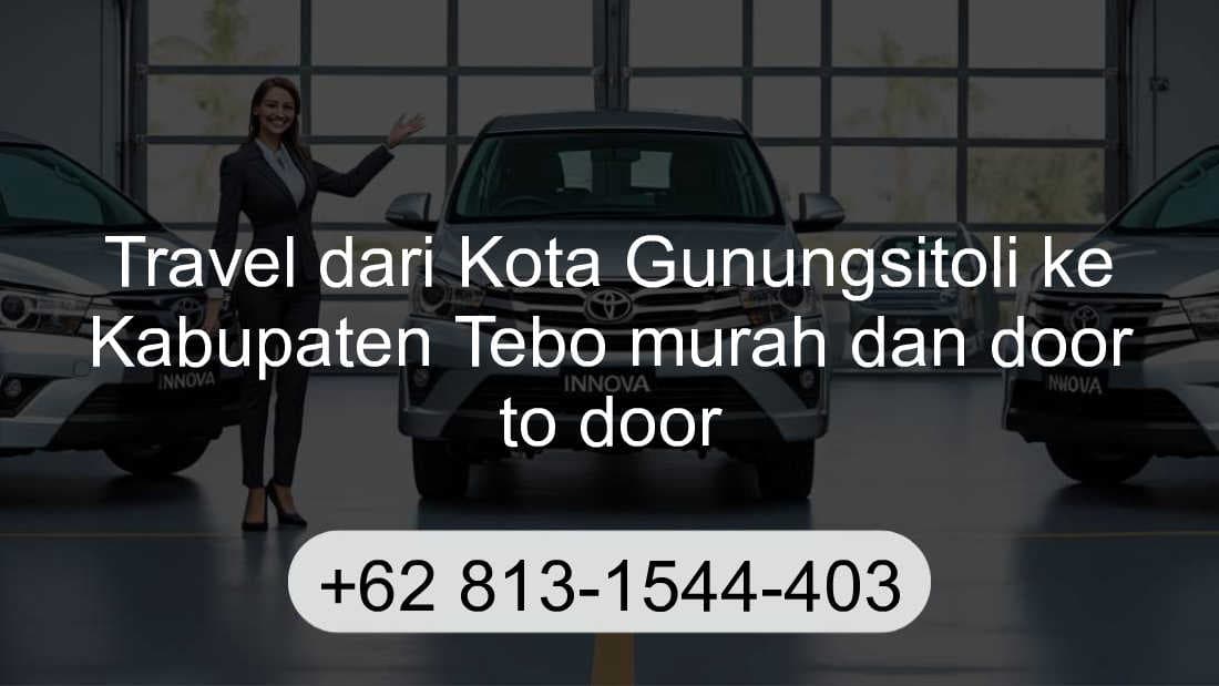 Travel Kota Gunungsitoli Kabupaten Tebo