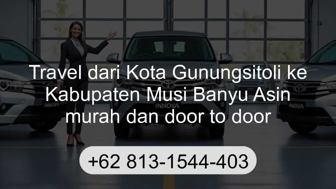 Travel Kota Gunungsitoli Kabupaten Musi Banyu Asin