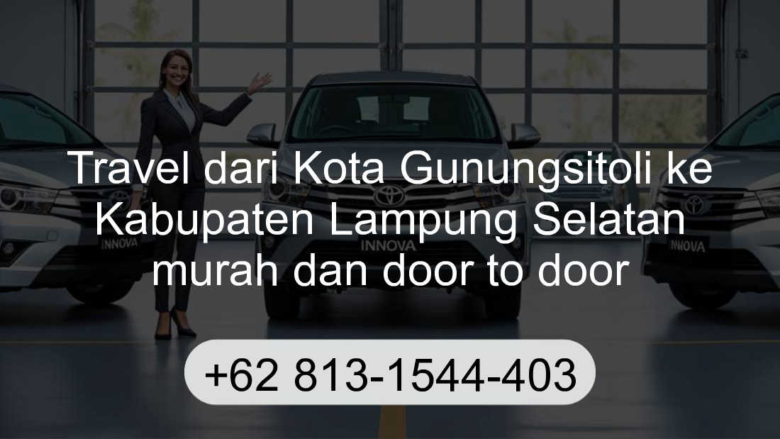 Travel Kota Gunungsitoli Kabupaten Lampung Selatan
