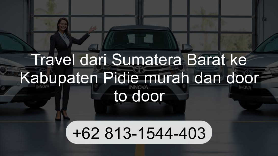 Travel Sumatera Barat Kabupaten Pidie