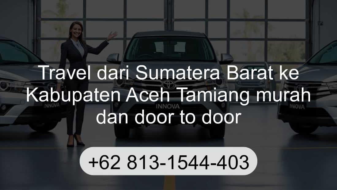 Travel Sumatera Barat Kabupaten Aceh Tamiang