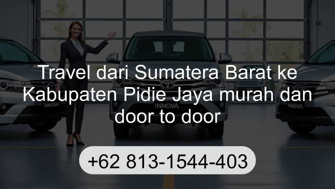 Travel Sumatera Barat Kabupaten Pidie Jaya