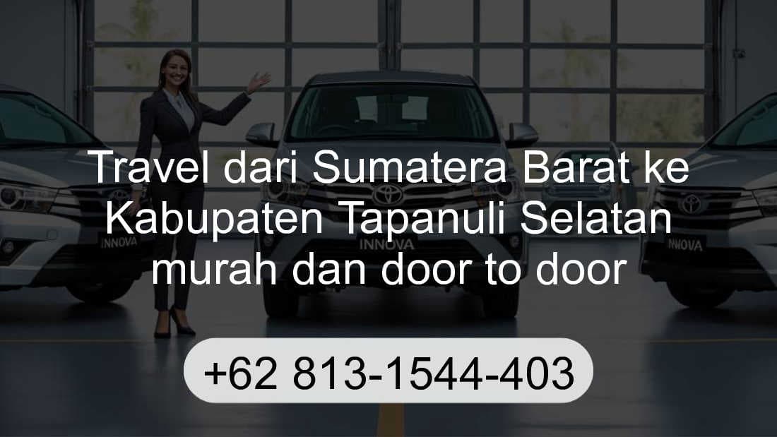 Travel Sumatera Barat Kabupaten Tapanuli Selatan