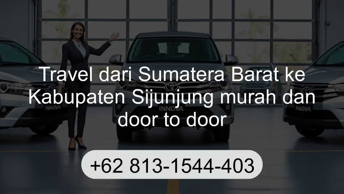 Travel Sumatera Barat Kabupaten Sijunjung