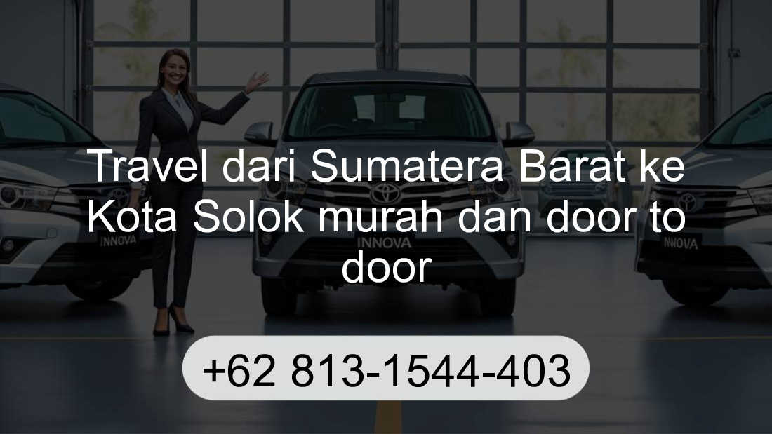 Travel Sumatera Barat Kota Solok