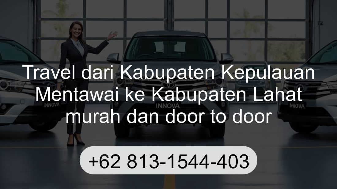 Travel Kabupaten Kepulauan Mentawai Kabupaten Lahat