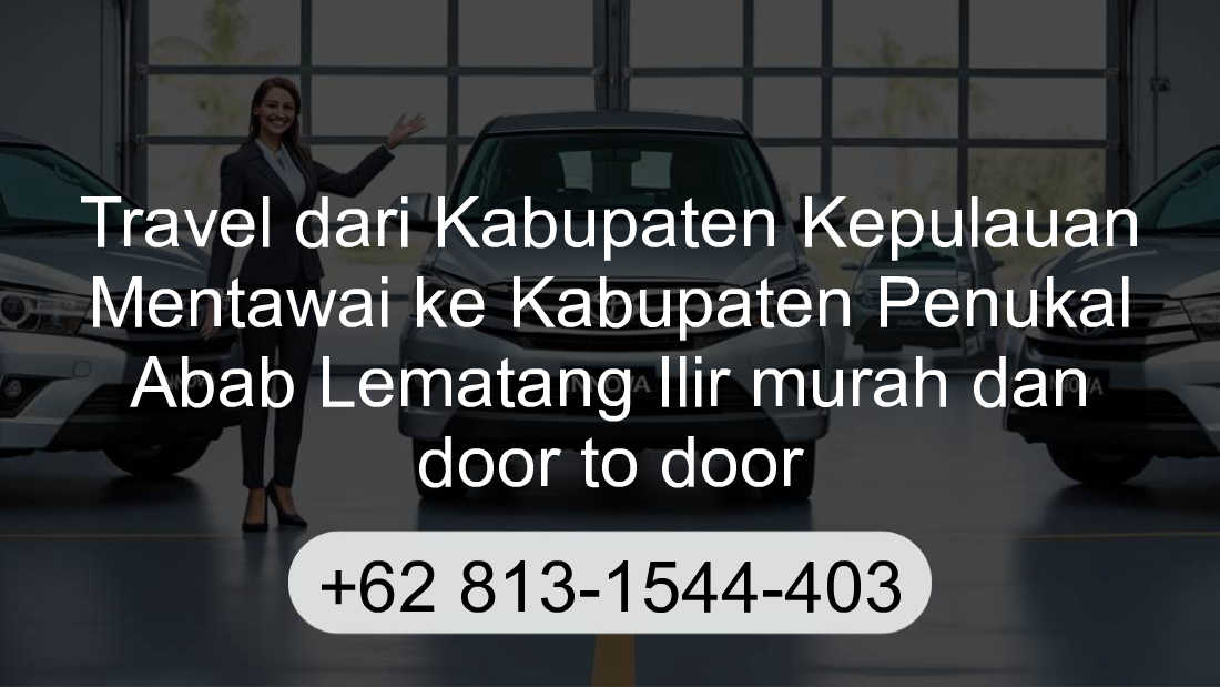 Travel Kabupaten Kepulauan Mentawai Kabupaten Penukal Abab Lematang Ilir