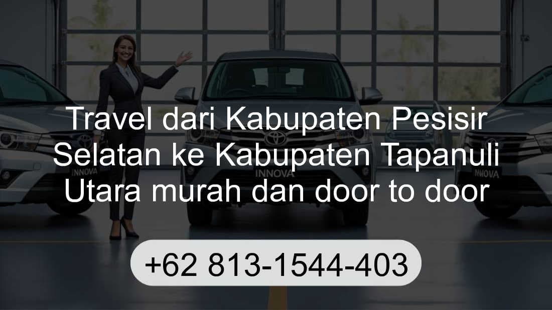 Travel Kabupaten Pesisir Selatan Kabupaten Tapanuli Utara