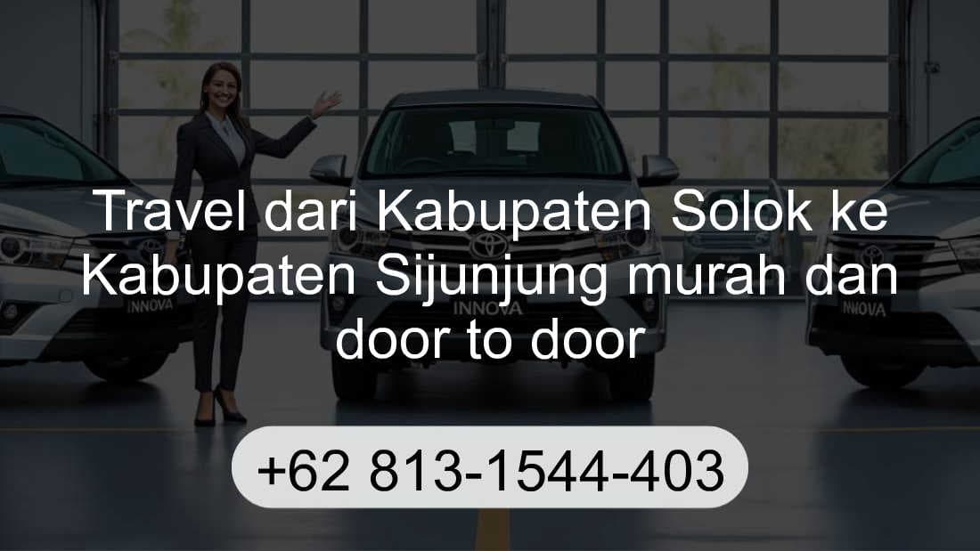 Travel Kabupaten Solok Kabupaten Sijunjung