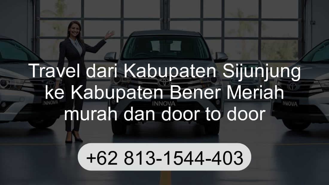 Travel Kabupaten Sijunjung Kabupaten Bener Meriah