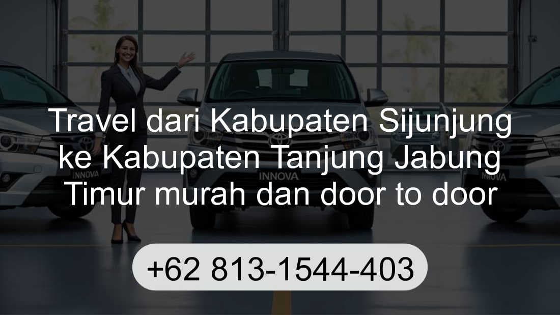 Travel Kabupaten Sijunjung Kabupaten Tanjung Jabung Timur