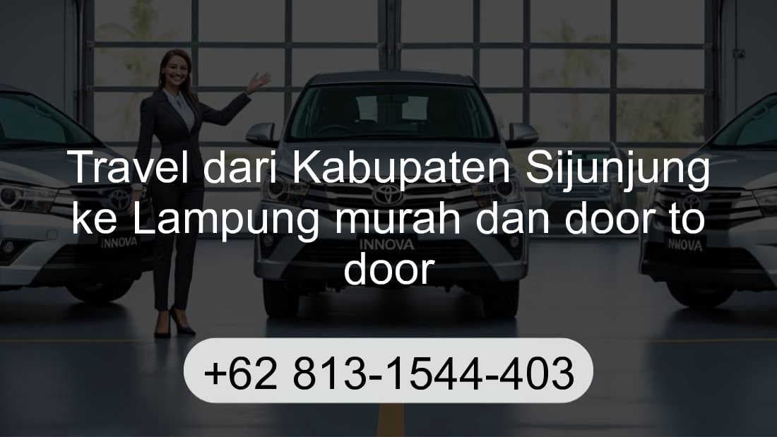 Travel Kabupaten Sijunjung Lampung
