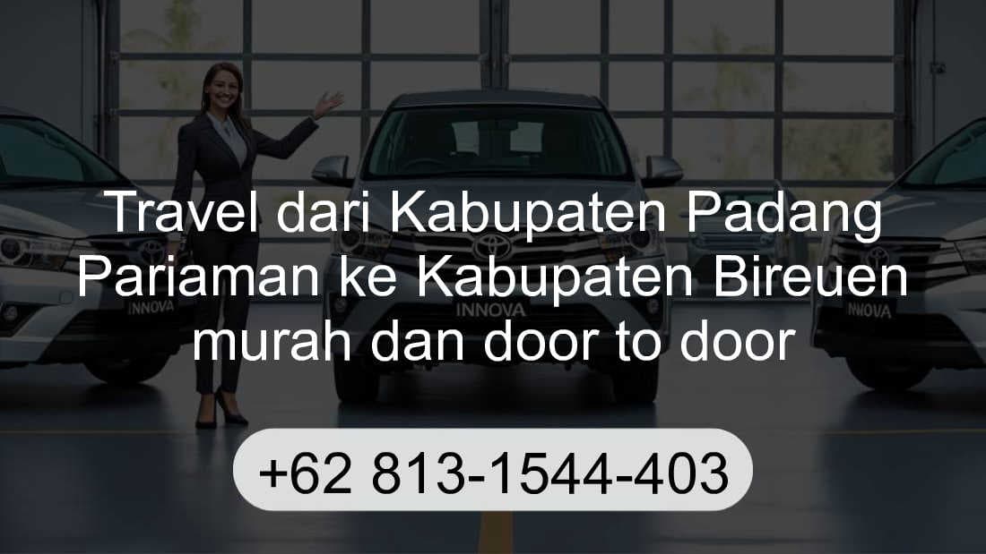 Travel Kabupaten Padang Pariaman Kabupaten Bireuen