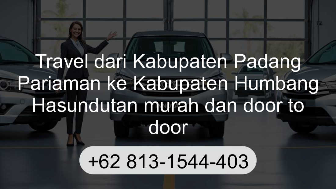 Travel Kabupaten Padang Pariaman Kabupaten Humbang Hasundutan