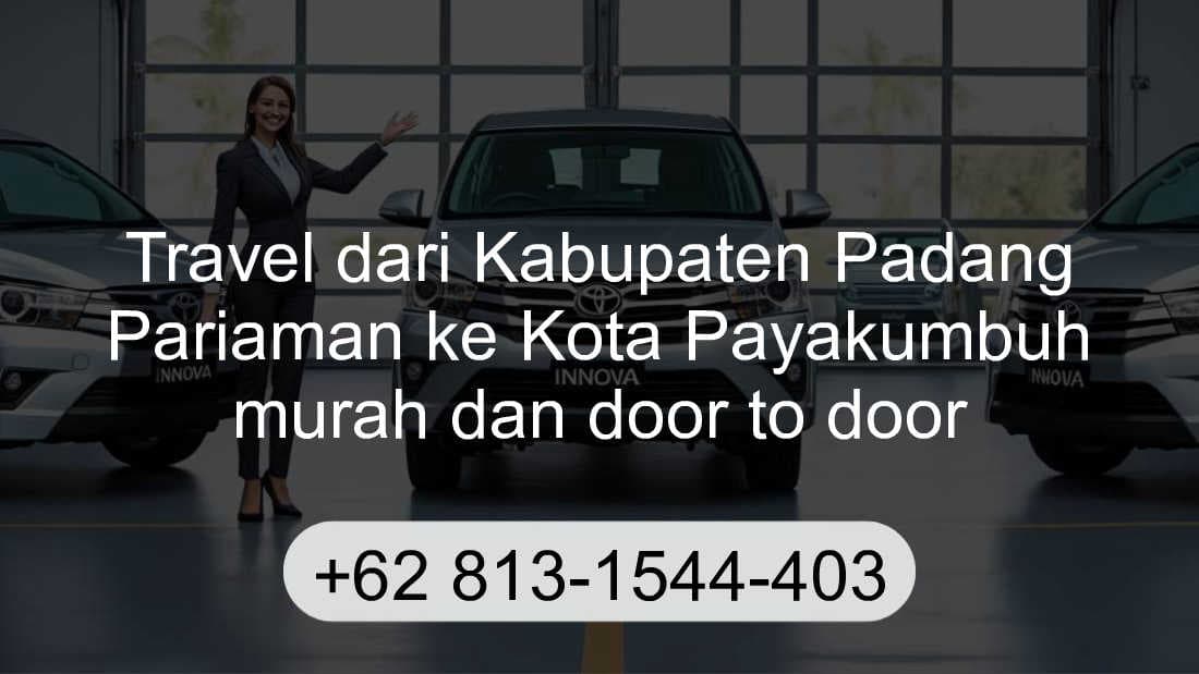 Travel Kabupaten Padang Pariaman Kota Payakumbuh