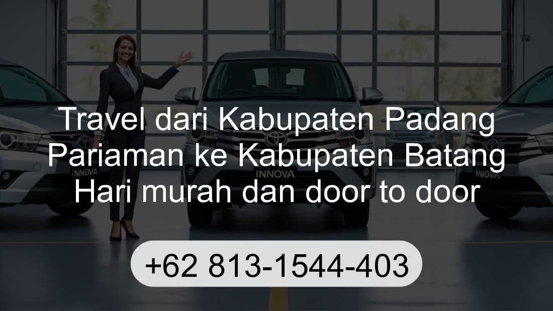 Travel Kabupaten Padang Pariaman Kabupaten Batang Hari