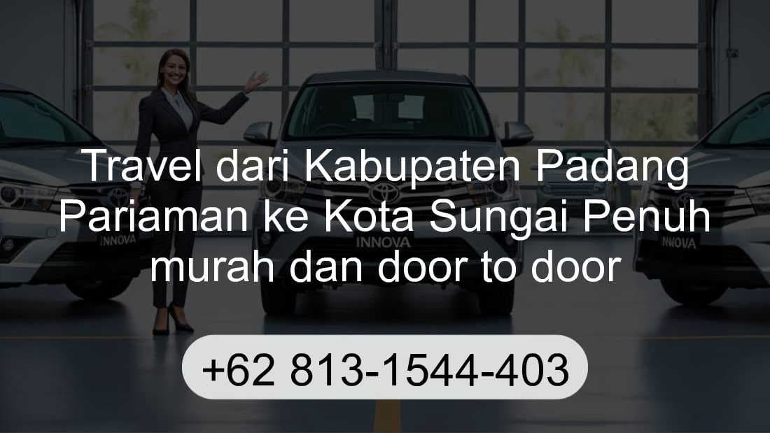 Travel Kabupaten Padang Pariaman Kota Sungai Penuh