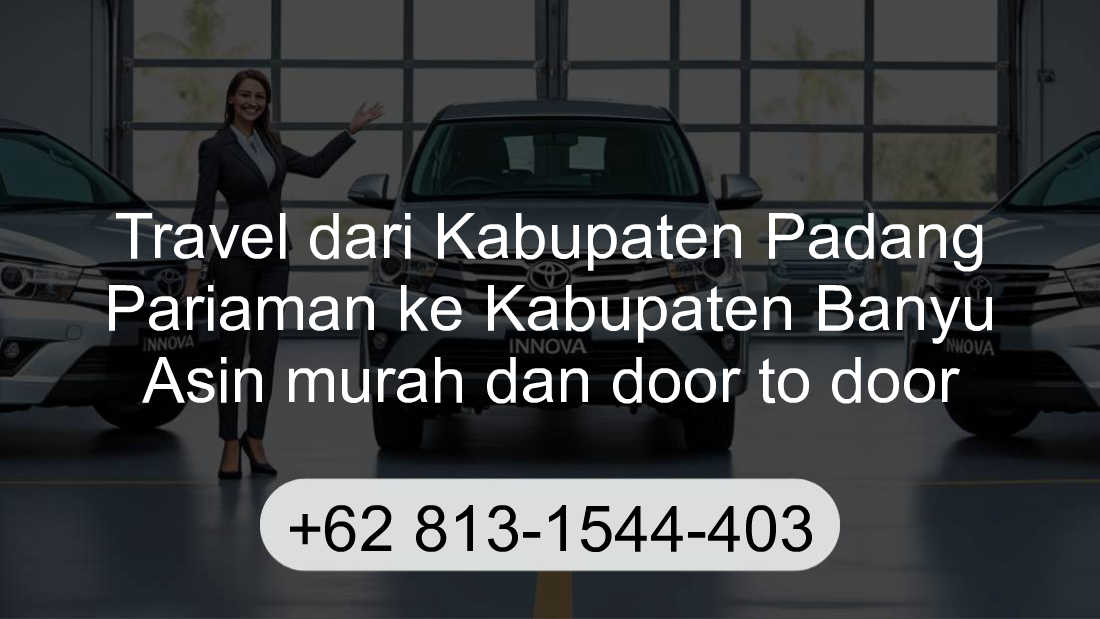 Travel Kabupaten Padang Pariaman Kabupaten Banyu Asin