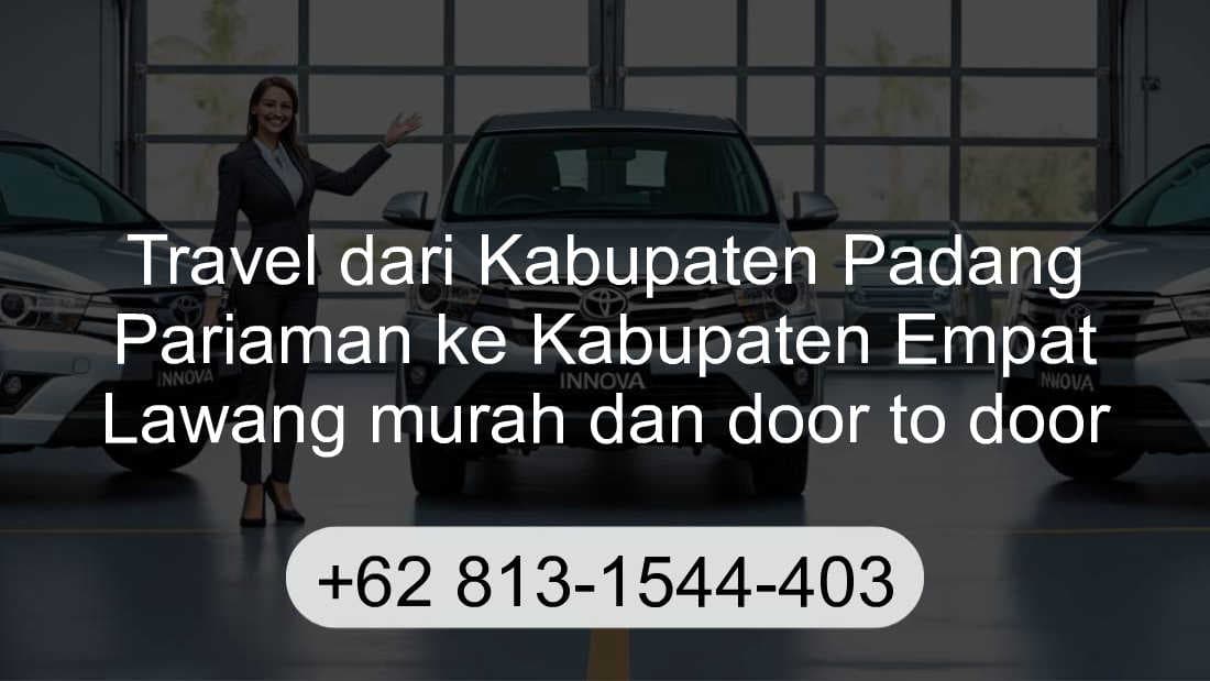 Travel Kabupaten Padang Pariaman Kabupaten Empat Lawang