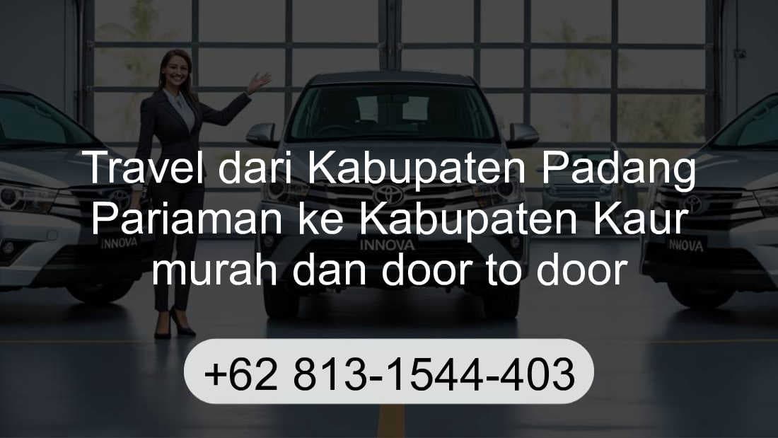 Travel Kabupaten Padang Pariaman Kabupaten Kaur