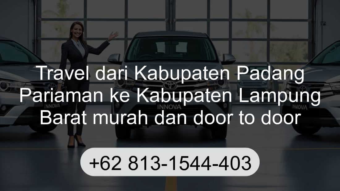 Travel Kabupaten Padang Pariaman Kabupaten Lampung Barat