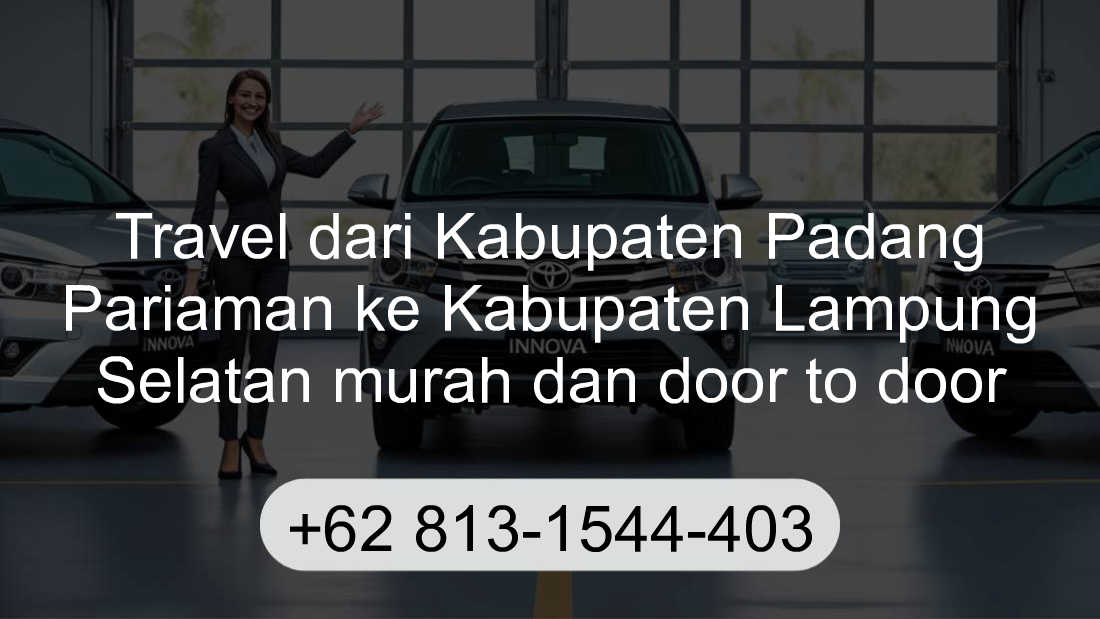Travel Kabupaten Padang Pariaman Kabupaten Lampung Selatan